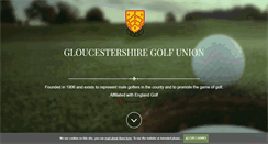 Desktop Screenshot of gloucestershiregolfunion.co.uk
